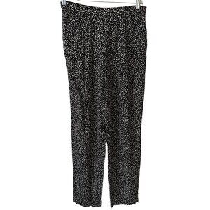 Liz Claiborne Collection Womens Black & White Polka Dot Pants Size 4